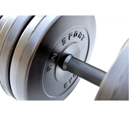 Гантель StrongMan на 31 кг от RN-Sport + расширитель грифа