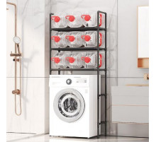 НЕТУ Полка над стиральной машиной SKLM-18 (металл-пластик.) // [403] (16 шт/ящ)