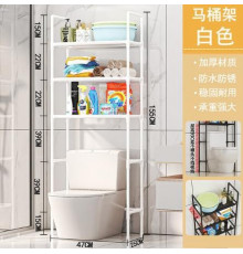 НЕТУ Полка над унитазом SKLM-19 (металл-пластик. ТОЛЬКО ЧЁРНАЯ) // [403] (24 шт/ящ)