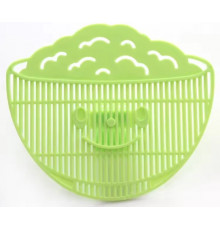 РАСПРОДАЖА Сито-фильтр для слива воды с кастрюль (комплект 3 шт) ("Смайлик") // [108] (200 шт/ящ)