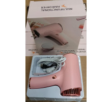 НЕТУ Фен аккумуляторный (беспроводной) (WHD-01) (Розовый, зелёный, чёрны) // [309] (32 шт/ящ)