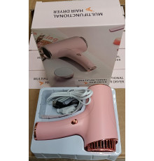 НЕТУ Фен акумуляторний (бездротовий) (WHD-01) (Рожевий, зелений, чорний) // [309] (32 шт/ящ)