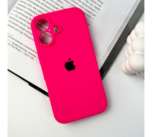 Чохол для смартфона Silicone Full Case AA Camera Protect for Apple iPhone 16 23,Shiny Pink (FullAAi16-23)