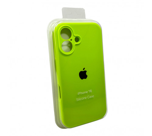Чохол для смартфона Silicone Full Case AA Camera Protect for Apple iPhone 16 24,Shiny Green (FullAAi16-24)