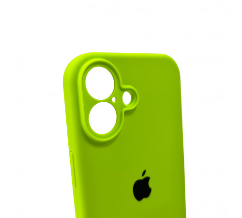 Чохол для смартфона Silicone Full Case AA Camera Protect for Apple iPhone 16 24,Shiny Green (FullAAi16-24)