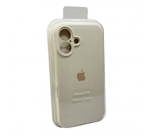Чохол для смартфона Silicone Full Case AA Camera Protect for Apple iPhone 16 9,Antique White (FullAAi16-9)