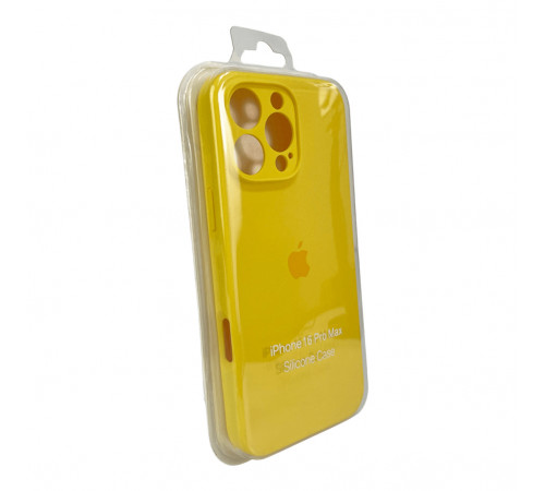 Чохол для смартфона Silicone Full Case AA Camera Protect for Apple iPhone 16 Pro Max 56,Sunny Yellow (FullAAi16PM-56)