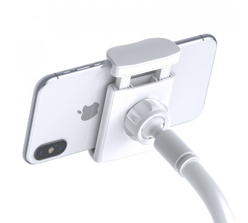 Тримач для телефона Baseus Unlimited adjustment lazy phone holder silver (SULR-0S)