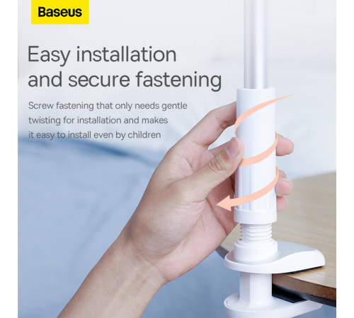 Тримач для телефона Baseus Unlimited adjustment lazy phone holder silver (SULR-0S)