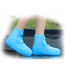 Бахилы силиконовые на обувь от воды и грязи 588 (Белый) (S/M/XL/2XL) // [309] (60 шт/ящ)