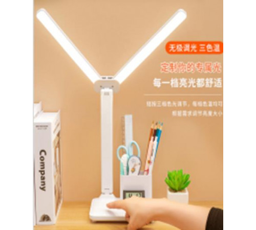 НЕТУ Лампа настольная LED 866 двойная // [309] (40 шт/ящ)