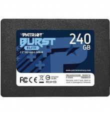 Накопичувач SSD Patriot Burst Elite 240GB 2.5" 7mm SATAIII TLC 3D (PBE240GS25SSDR)