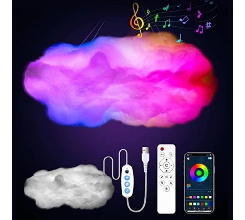 НЕТУ Лампа LED "Облако" (OBL-211) (АРР, 3D, пульт) // [108] (40 шт/ящ)