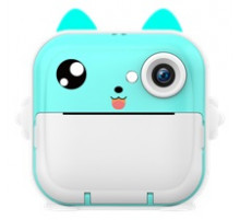 НЕТУ Детский фотоаппарат мгновенной печати фото (Q5) "Ушки" (APP, 3 рулона) // [602] (40 шт/ящ)