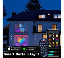 Гирлянда Smart-штора (SFK-08) (3*2м, APP Bluetooth, USB) // [602] (40 шт/ящ)
