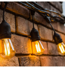 НЕТУ Гирлянда Ретро лампа (SFK-12) (Уличная, 220V 5м/10led) // [602] (20 шт/ящ)