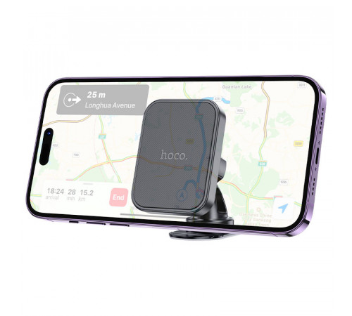 Автотримач для телефона HOCO H33 Cheetah magnetic car holder(center console) Black (6942007614474)