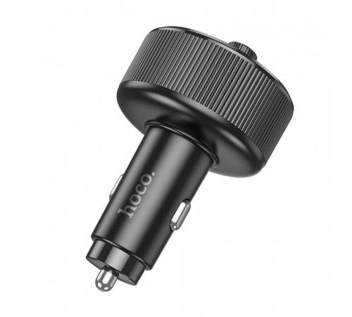 АЗП з FM-модулятором HOCO E82 Guerrero PD30W+QC3.0 car BT FM transmitter Black (6942007620642)