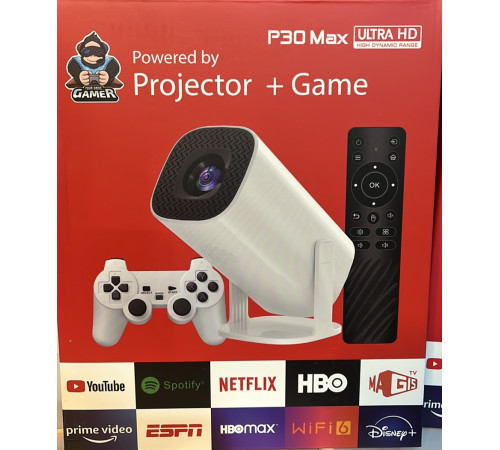НЕТУ Проектор (P30 MAX) (с играми и джойстиками Android 11) // [309] (12 шт/ящ)