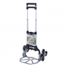 НЕТУ Тележка складная аллюминевая (3 колеса) (SH-7031-P-TPR/T031) (46Ш/46Г/102В) // [204] (4 шт/ящ)