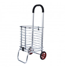 НЕТУ Тележка складная аллюминевая корзина (SH-3022) (35Ш/47Г/94В)  // [309] (8 шт/ящ)