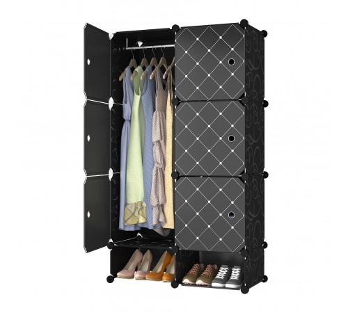 НЕТУ Шкаф пластиковый для одежды и обуви (10001) (75*37*127cm) // [309] (4 шт/ящ)