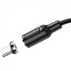 Кабель BOROFONE BX41 USB to Type-C 2.4A, 1m, PVC, PVC connectors, magnetic, Black (6931474738462)