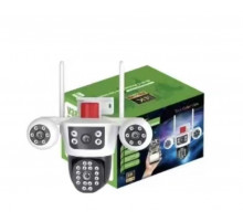 НЕТУ Камера видеонаблюдения PTZ уличная WiFi (3L-V88-WIFI (V380PRO)) (2 камеры) (мигалка) // [400] (30 шт/ящ)