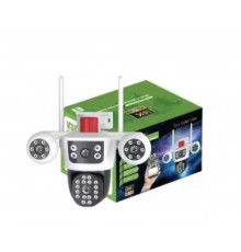 НЕТУ Камера відеоспостереження PTZ вулична WiFi (3L-V88-WIFI (V380PRO)) (2 камери) (мигалка) // [400] (30 шт/ящ)