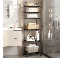 НЕТУ Полка этажерка на колёсах (TVT-02) (6 ярусов) // [108] (16 шт/ящ)