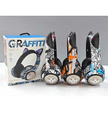 Наушники накладные беспроводные (AKZ-37) (с LED) [108] // (80 шт/ящ)