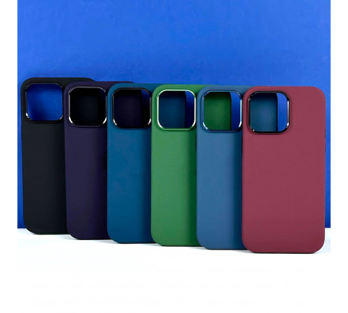 Накладка Premium quality Silicone Case+Metal AG+Magnetic+BOX LOGO iPhone 13 Pro Max