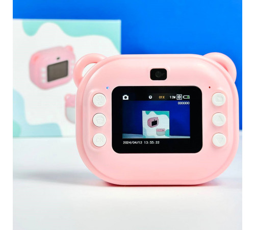Дитяча фотокамера Teddy Y600 із функцією друку та з фронтальною камерою