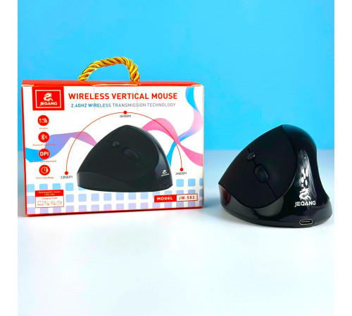 Мишка бездротова вертикальна JEQANG JW-582 2.4G