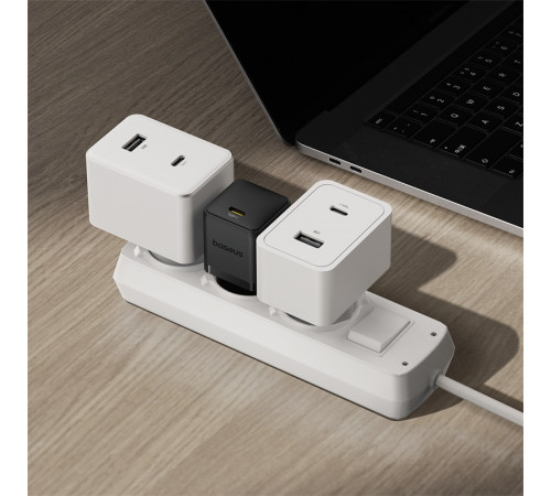 Мережевий зарядний пристрій Baseus Palm Fast Charger 1C 20W EU Cluster Black (P10111602113-00)