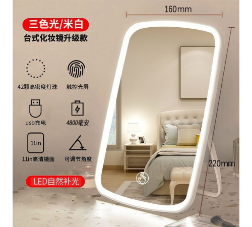 НЕТУ Зеркало с LED подсветкой (TVT-11) (прямоугольное) [108] // (40 шт/ящ)