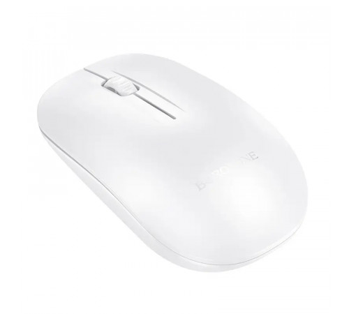 Маніпулятор миша BOROFONE BG14 Planet 2.4G business wireless mouse White (6941991113383)