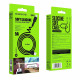 Кабель BOROFONE BX31 USB to Micro 2.4A, 1m, silicone, TPE connectors, Black (6931474710376)