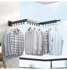 Вешалка-сушилка для одежды SKLM-2 (складная, настенная, метал.)  ((101+23)*10*6.5) // [403] (24 шт/ящ)