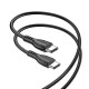 Кабель BOROFONE BX51 Triumph 60W charging data cable Type-C to Type-C Black (6931474751669)