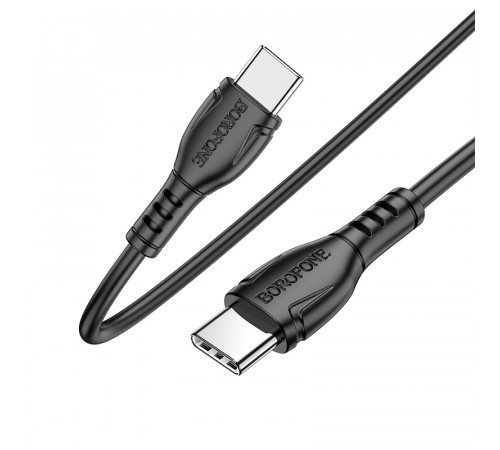 Кабель BOROFONE BX51 Triumph 60W charging data cable Type-C to Type-C Black (6931474751669)