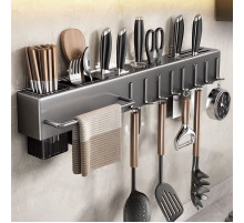 НЕТУ Полка-органайзер настенная  для кухонных предметов, метал. SKLM-5 (50см) // [403] (50 шт/ящ)