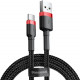 Кабель Baseus Cafule Cable USB For Type-C 2A 3m Red+Black (CATKLF-U91)
