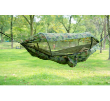 Гамак-спальный мешок (GMSK-02) (москитная сетка + навес от солн. и дождя) (260*140см) // [309] (15 шт/ящ)