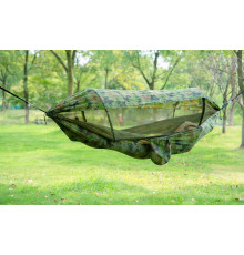 Гамак-спальный мешок (GMSK-02) (москитная сетка + навес от солн. и дождя) (260*140см) // [309] (15 шт/ящ)