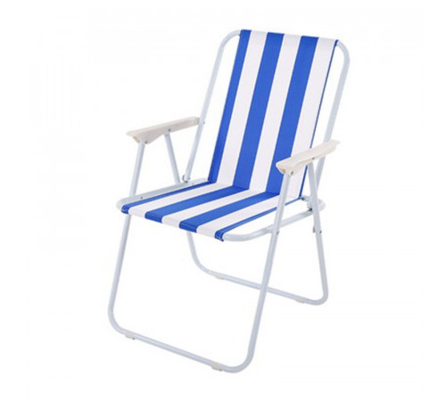 Стул (STD-03) (полосатый (синий, зелёный, чёрный), складной, металл+ткань (В760*Ш500*Д510мм)) // [108] (10 шт/ящ)