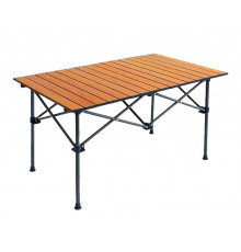Стол ПРЯМОУГ. (STD-08) (коричневый, складной в чехле, металл (Д950*Ш550*500мм) // [602] (10 шт/ящ)