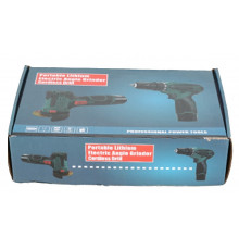 Набор эл.инстр. (2в1) (Шуруповёрт, Болгарка мини) (коробка 2 аккум. 12V) (AT-AG7501-2) // [004] (12V) (10 шт/ящ)