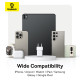 Мережевий зарядний пристрій Baseus Palm Fast Charger 1C 20W EU Moon White (P10111602213-00)