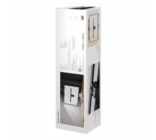 Лампа для монітора Baseus i-wok Series USB Asymmetric Light Source Screen Hanging Light (Youth) Black (DGIWK-B01)